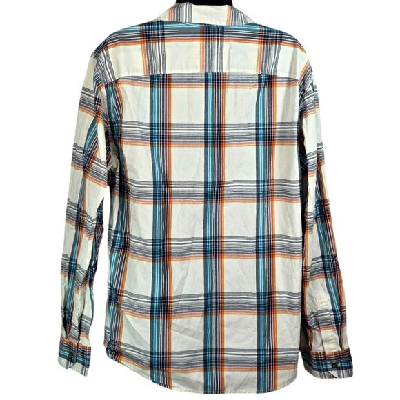 Wrangler Western Mens Traditional Plaid Long Sleeve Button-Down Shirt Large - Picture 3 of 9